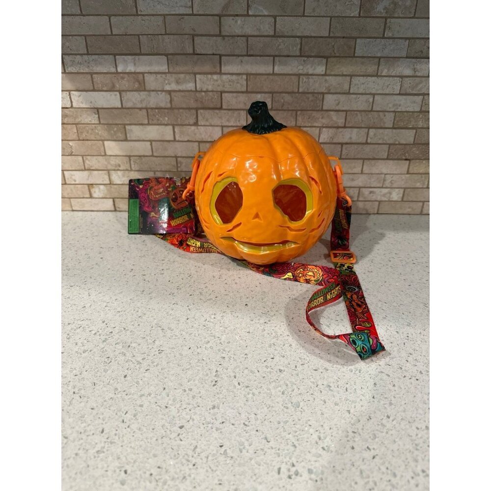 2024 Universal Halloween Horror Nights HHN Orange Little Lil' Boo Popcorn Bucket